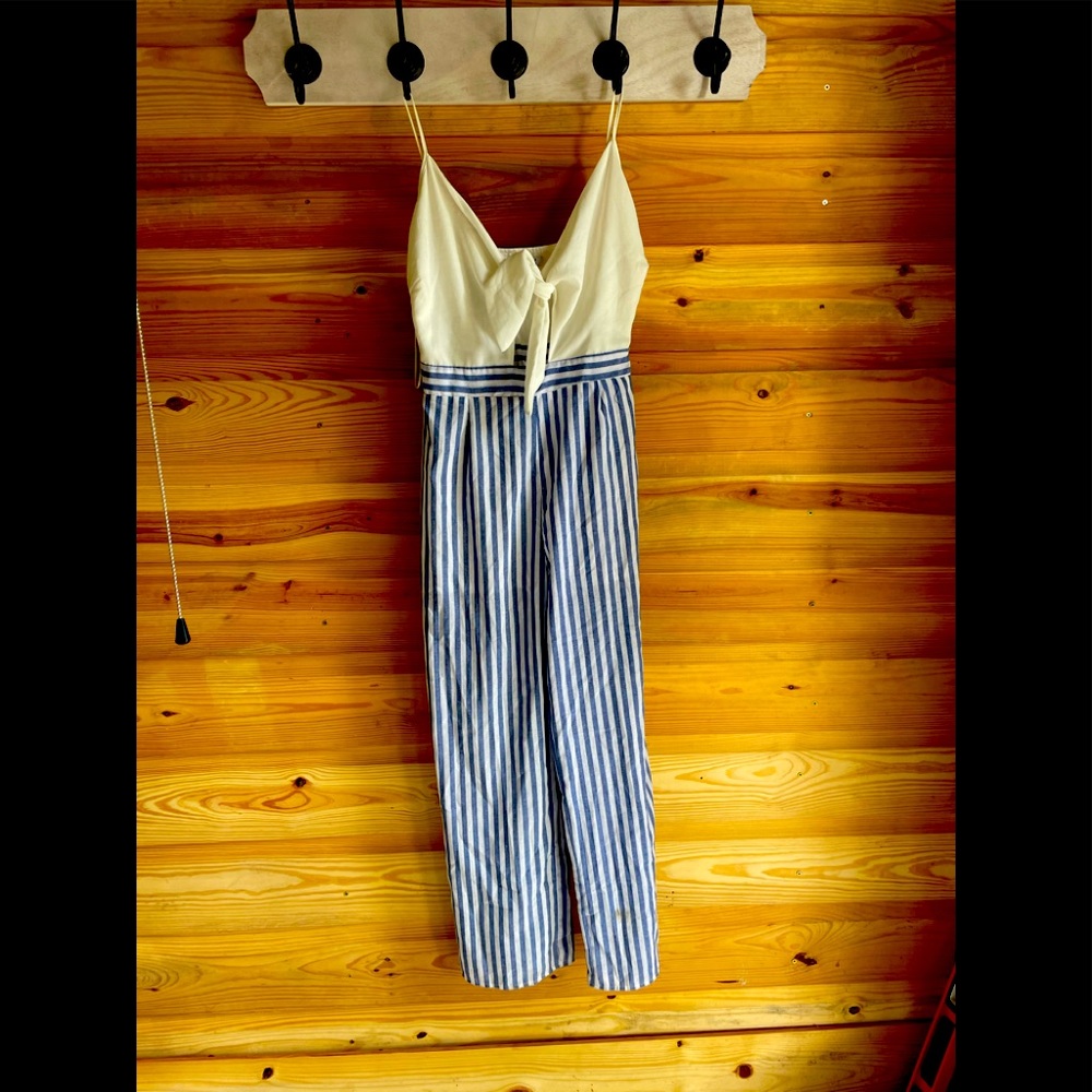 Striped blue Jean